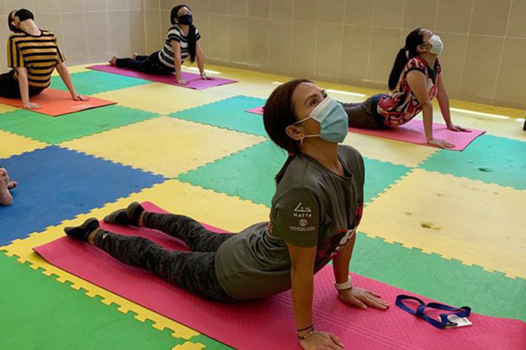 30,000 students, parents of Dubai school group follow virtual yoga